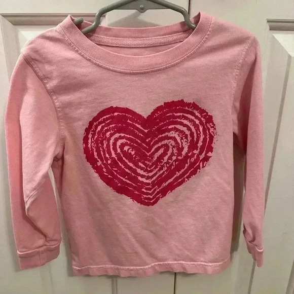 Mustard & Ketchup Kids Light Pink Heart T-Shirt Xxs 2T - Picture 9 of 9
